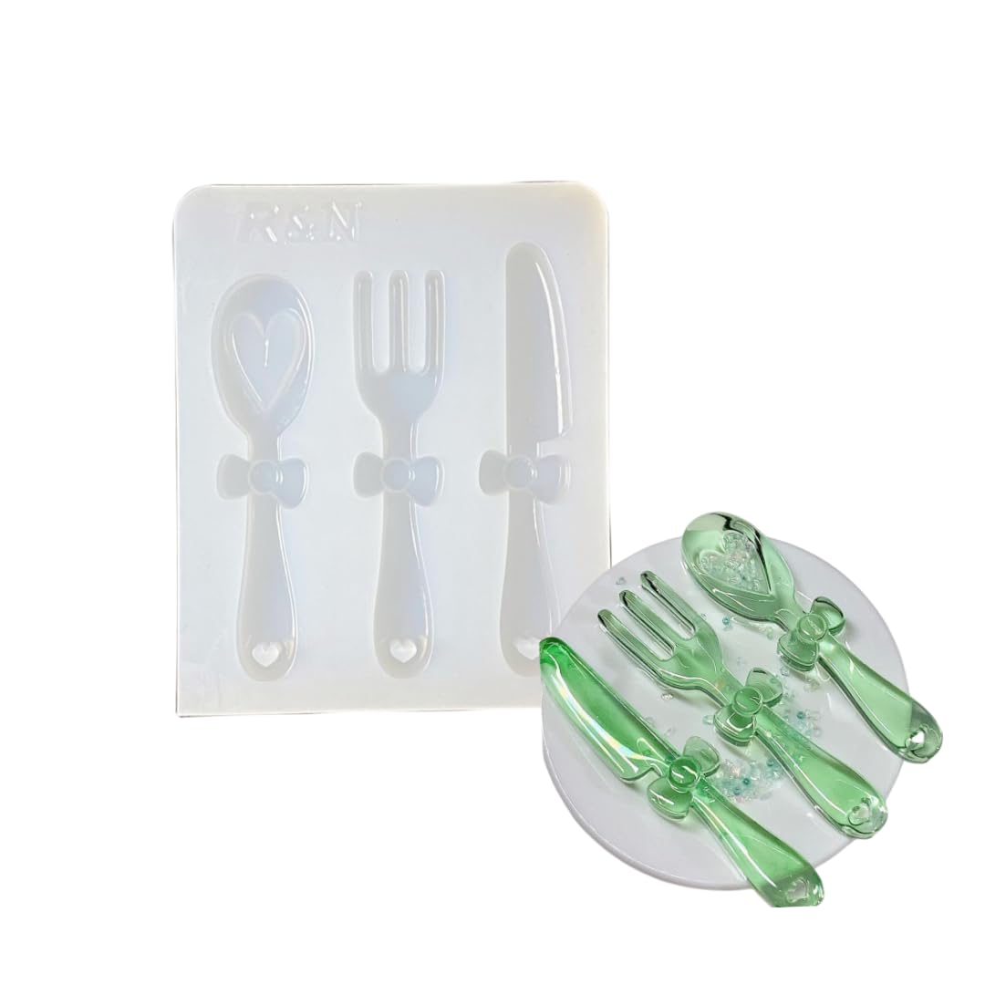 どんち様＊確認用カトラリー Amazon.co.jp: シリコーンモールド uvレジン型 ミニチュアフード